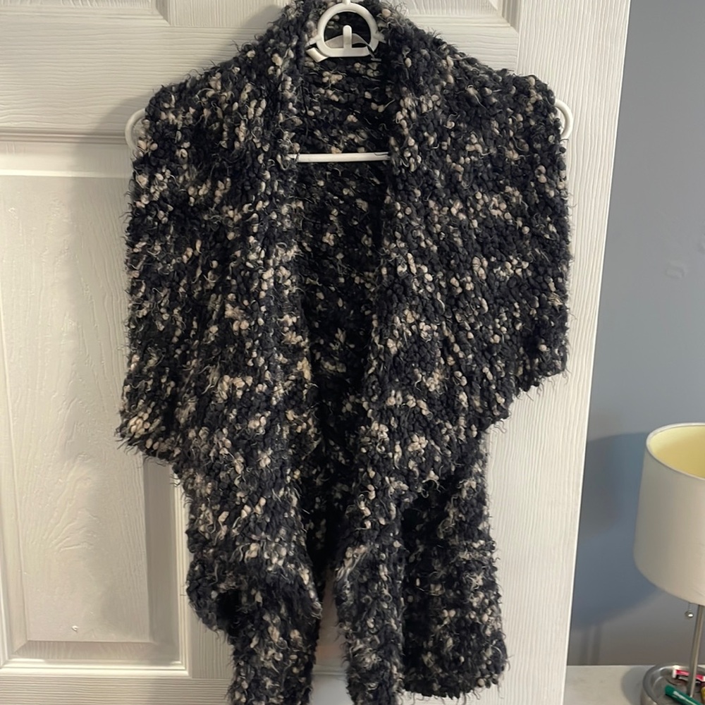 Fuzzy shawl